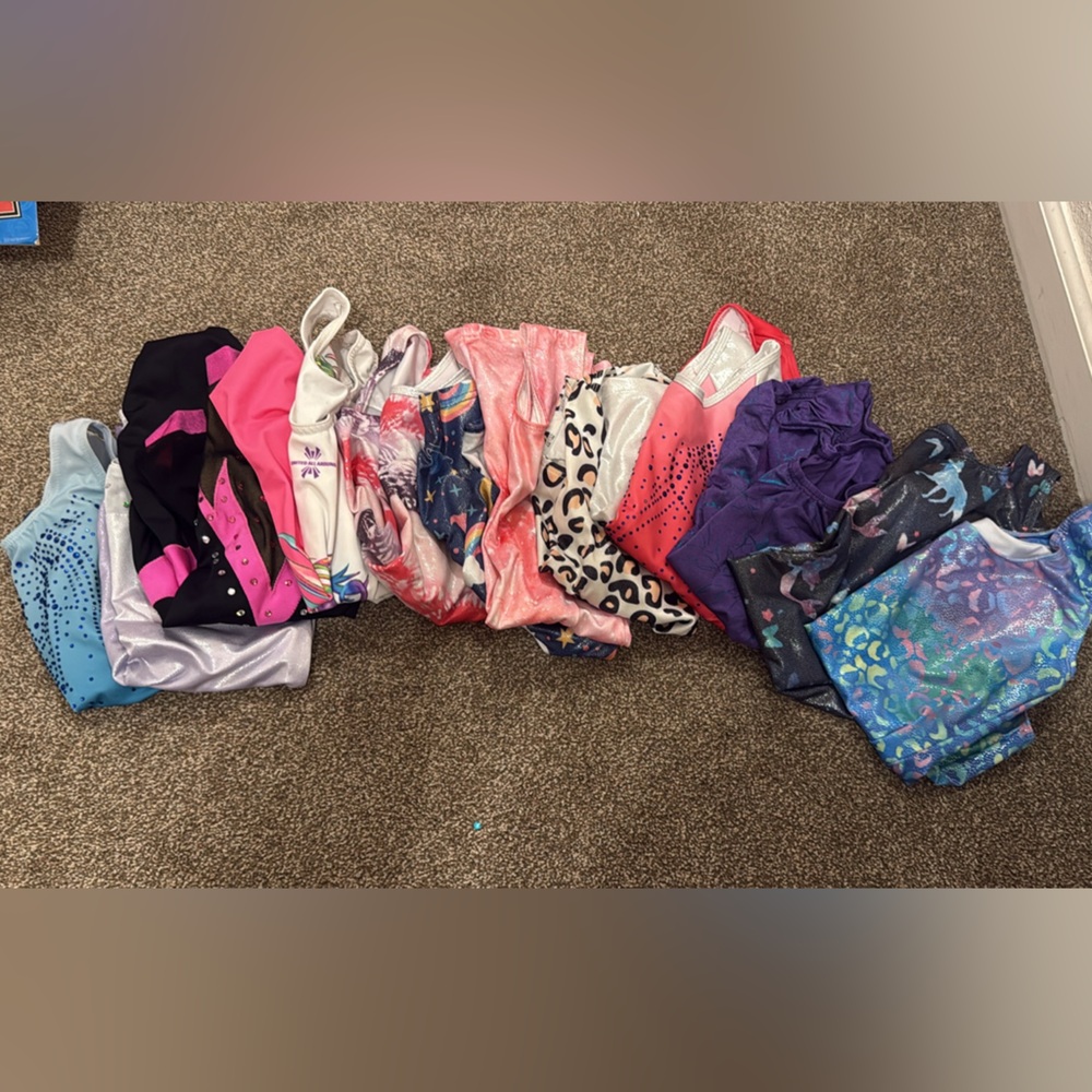 Colorful Gymnastics Leotard Set